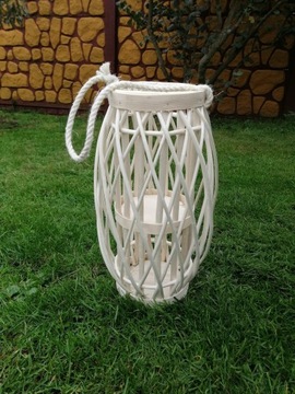 Плетеный фонарь подвесной БОЛЬШОЙ плетеный
