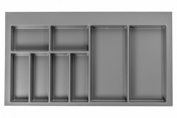 Wkład do szuflad organizer Axispace GTV antracyt do szafki 900mm