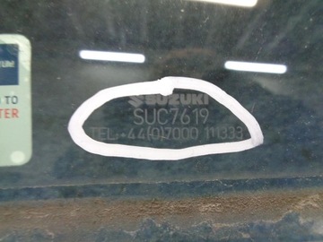 SKLO (OKNO) BOČNÍ DVEŘE FIAT SEDICI SUZUKI SX4 10R. LEVÝ PŘEDNÍ