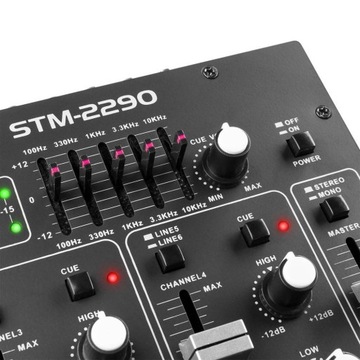 Mixer STM2290 SD USB mp3 Bluetooth для DJ