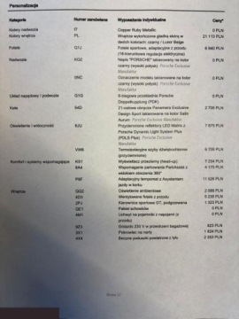 Porsche Panamera II Liftback Plug-in Hybrid Facelifting 2.9 462KM 2023 Porsche Panamera 4 E-Hybrid Platinum Edition 462KM 2023r Salon PL, zdjęcie 21