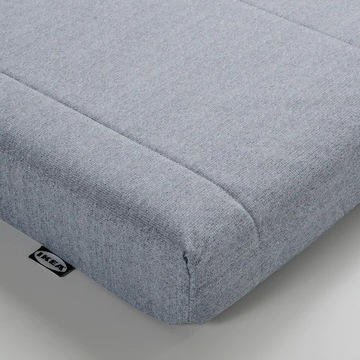 ХЕМНЭС Кровать с 3 ящиками Матрасы Agotnes СЕРЫЙ IKEA