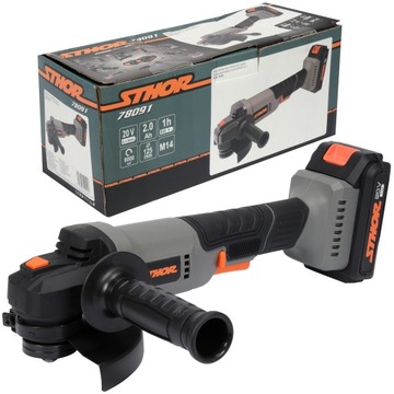 SZLIFIERKA KĄTOWA 125MM AKUMULATOROWA 2Ah SYSTEM 20V STHOR