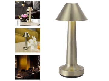 НАСТОЛЬНАЯ НОЧНИЦА ДЛЯ СПАЛЬНИ СЕНСОРНАЯ ЛАМПА, 3-СТУПЕНЧАТАЯ БЕСПРОВОДНАЯ