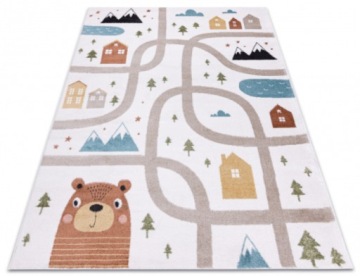 Dywan FUN POLAR 120x170 ulice uliczki miasto auta