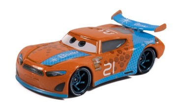 MATTEL CARS3 AUTA RYAN INSIDE LANEY no.21 BLINKR 1:55 z PL