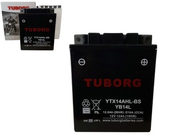 AKUMULATOR TUBORG AGM YTX14AHL-BS 12V 12Ah 210A ZAMIENNIK EXIDE VARTA YUASA