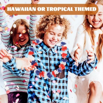 Naszyjnik hawajski Lei Flower Suite 72 szt