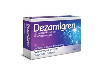 DEZAMIGREN 12,5MG ,lek Migrena , 2 TABLETKI