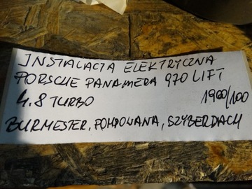 INSTALACE ELEKTRICKÁ PORSCHE PANAMERA 970 FACELIFT 1