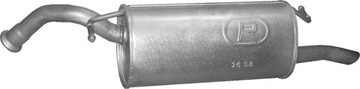 TLUMIK KONCOWY TOYOTA YARIS VERSO 1.3 1.5 OBEJMA