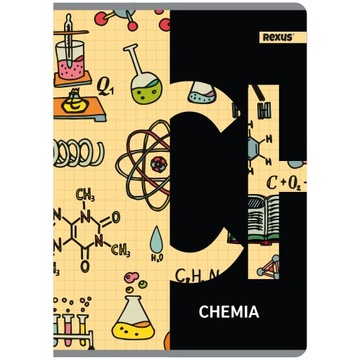 ZESZYT PRZEDMIOTOWY FORMAT A5 60k CHEMIA KRATKA