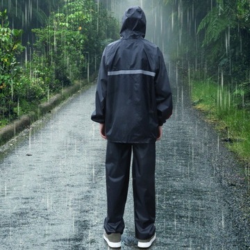 ДОЖДЕВИК ДЛЯ ВЗРОСЛЫХ КОМПЛЕКТ ДОЖДЕВИК И ДОЖДЕВЫЕ БРЮКИ XL