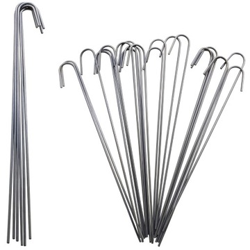 KOTWY METALOWE SZPILKI DO AGROWŁÓKNINY AGROTKANINY GEOWŁÓKNINY J 30cm x50