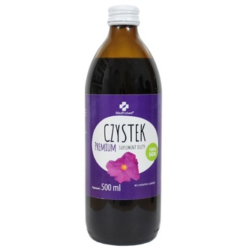 Sok z ziela czystka Naturalny, bez cukru 500 ml