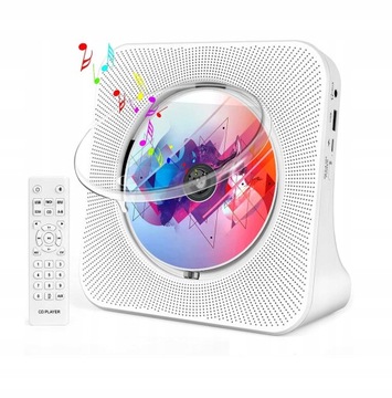 ПОРТАТИВНЫЙ CD-ПЛЕЕР СО ВСТРОЕННЫМИ HIFI-ДИНАМИКАМИ BLUETOOTH 5.0 FM-РАДИО