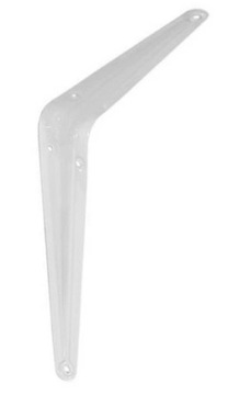 KĄTOWNIK WSPORNIK POD PÓŁKĘ PÓŁKI 100x125 mm BIAŁY