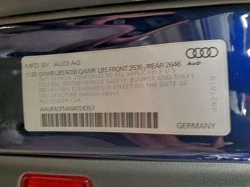 Audi A5 F5 Sportback Facelifting 2.0 45 TFSI 265KM 2020 Audi A5 Sportback 2.0 benzyna 265KM 4X4 wersja S-Line ,mala szkoda piekny, zdjęcie 11