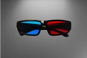 Пластиковые 3D-очки (красные/синие)