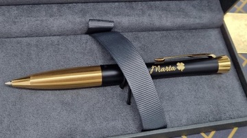 Шариковая ручка Parker Urban Black Matt GT с позолотой и гравировкой ПОДАРОК ​​УЧИТЕЛЮ