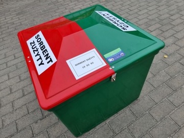 Dwudzielny pojemnik na sorbent - 220L