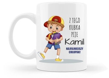 KUBEK PREZENT NA DZIEŃ CHŁOPAKA KLASA IMIĘ SZKOŁA