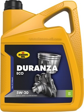 KroonOil OLEJ 5W20 DURANZA Syntetyk HOLENDERSKI 5L
