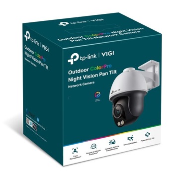 TP-LINK VIGI C540S 4MP Outdoor ColorPro Night Vision Pan Tilt Network Camer