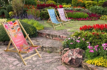 Сиденье для деревянного шезлонга Beach Garden 131х44 УЗОРЫ на выбор