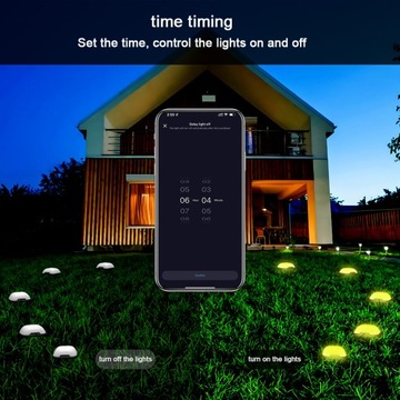 OGRODOWA LAMPA PODŁOGOWA SMART WIFI STRING LIGHT