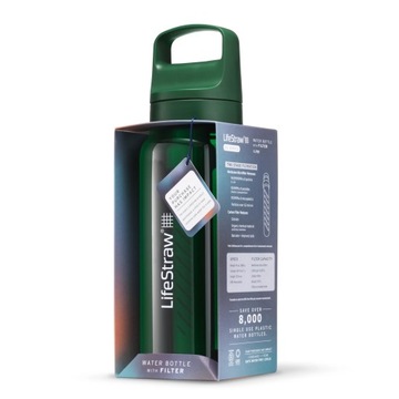 LifeStraw Go 2.0 Zielona butelka filtrująca 1L