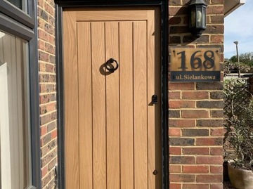 Адресная табличка с номером дома для 3D дома