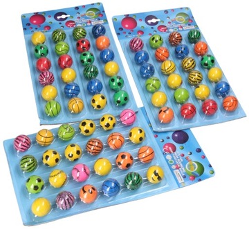 НАБОР РЕЗИНОВЫХ ШАРИКОВ 24 ШТ. 2766