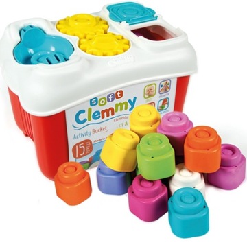 CLEMMY MANUAL CLEMENTONI ACTIVITY BUCKET 10M БЛОЧНЫЙ СОРТИРОВЩИК