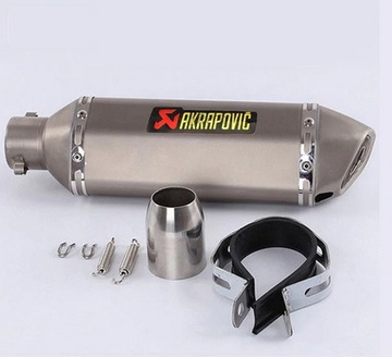 WYDECH TŁUMIK MOTOCYKLOWY ALUMINIOWY AKRAPOVIC