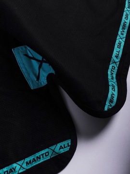 Кимоно MANTO для Bjj Gi X5, черное, бирюзовое, A2