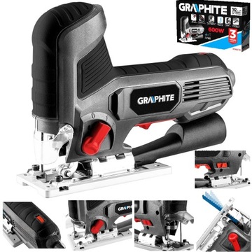 GRAPHITE Wyrzynarka 600W 58G078