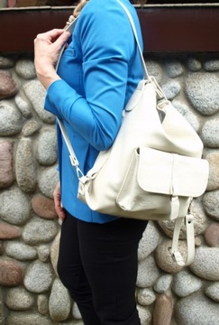 Кожаная сумка-рюкзак Натуральная кожа 2в1 цвет