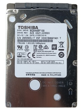 DYSK TWARDY HDD TOSHIBA 1TB 2,5