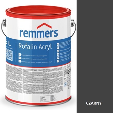ROFALIN ACRYL FARBA SILNIE KRYJĄCA 5 L CZARNY