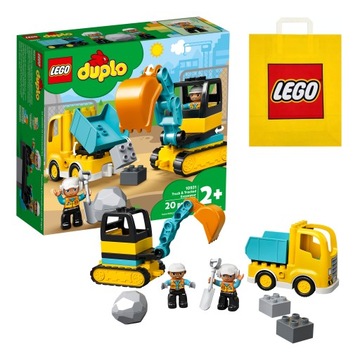 Lego Duplo Ciężarówka i Koparka Gąsienicowa 10931