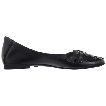 Buty Damskie Balerinki Skórzane Maciejka 01358-01 Czarne