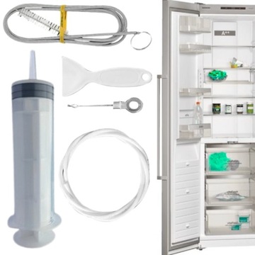 НАБОР ДЛЯ ЧИСТКИ ХОЛОДИЛЬНИКА СЛИВНОЙ ШПРИЦ БОЛЬШОЙ ШПРИЦ + БЕСПЛАТНЫЕ ПОДАРКИ