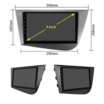 RADIO GPS ANDROID SEAT LEON II 2005-2012 SIM 4/64GB