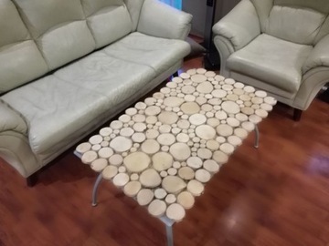 Plastry drewna, krążki drewniane 7-8 cm szlifowane