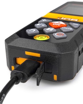 Dalmierz laserowy miernik cyfrowy lcd 80m ładowarka usb-c