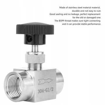 ТОЧНЫЙ КЛАПАН, КИСЛОУСТОЙЧИВЫЙ ИГОЛЬЧАТЫЙ КЛАПАН