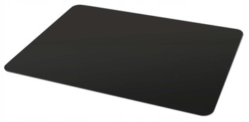 CZARNA MATA OCHRONNA PODKŁADKA NA PODŁOGĘ POD FOTEL 100 X 140 CM
