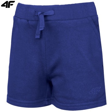 КОРОТКИЕ ШОРТЫ ДЛЯ МАЛЬЧИКОВ 4F, ДЕТСКИЕ СПОРТИВНЫЕ ТРЕНИРОВКИ M627 ХЛОПОК 152