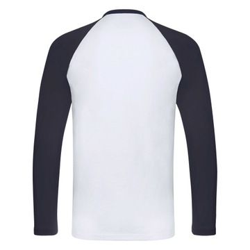 Длинно -зливый T -Frish Baseball Fruit White/Darkranate m